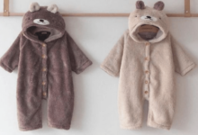 rs 149 bear design long-sleeve baby jumpsuit thespark shop