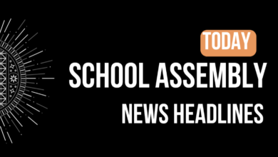 5 latest news headlines in english today for school assembly