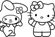 Cute:5mhz6lr1ris= Hello Kitty Coloring Pages