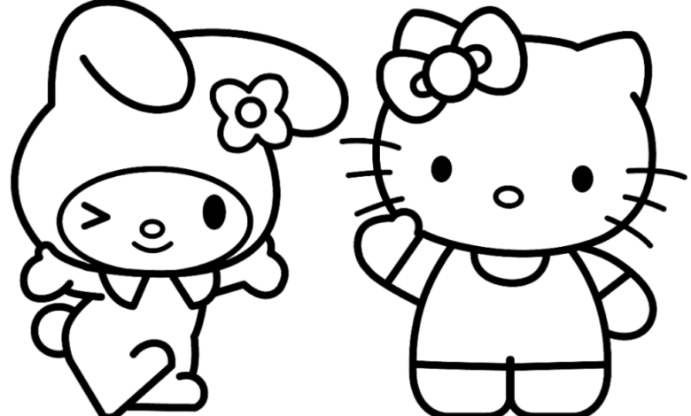 Cute:5mhz6lr1ris= Hello Kitty Coloring Pages