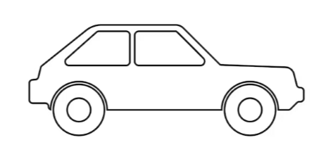 Outline:0csonuovrfw= Car Clip Art