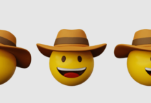 Transparent Background:0xcbertnc6c= Cowboy Emoji