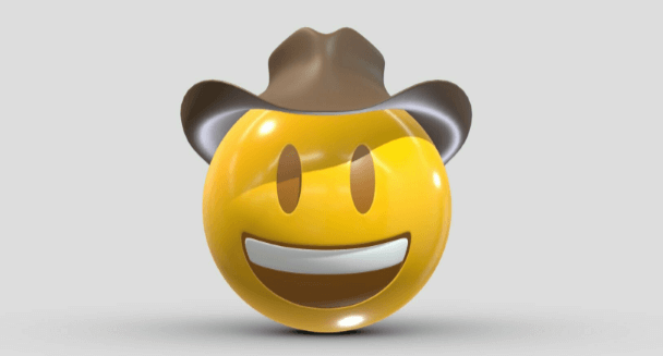 Transparent Background:0xcbertnc6c= Cowboy Emoji