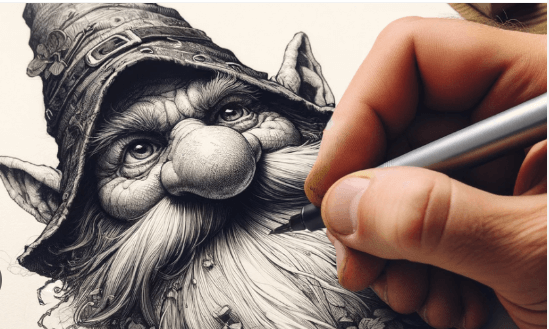 Cute:_Dzas_Emy5i= Gnome Drawing