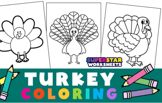 Free Printable:79orr6bujhw= Turkey Coloring Pages