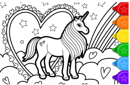 Baby:-Eupm6pd4tk= Cute Unicorn Coloring Page