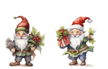 Clipart:__Znlwkubl4= Christmas Gnomes