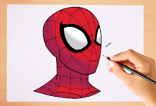 Easy:0c1ij5oj0ms= How to Draw Spider Man